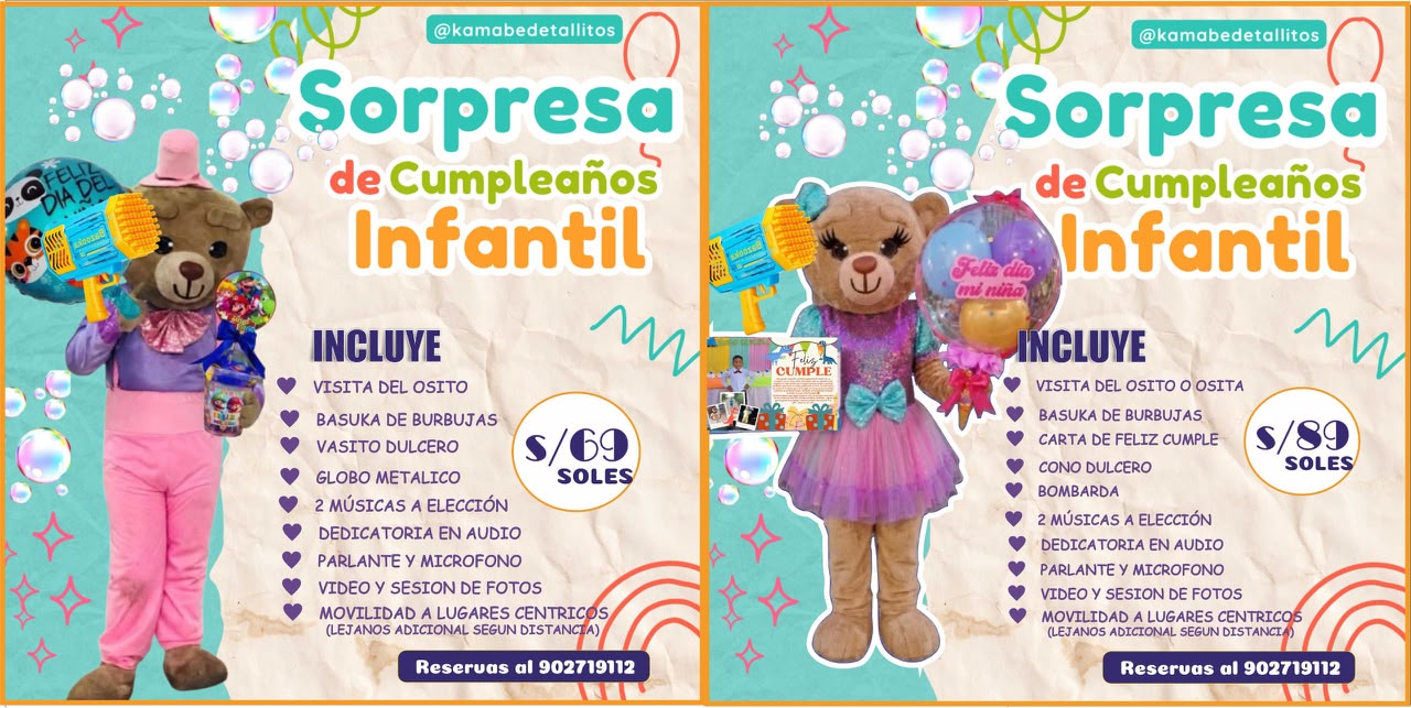 paquete infantil